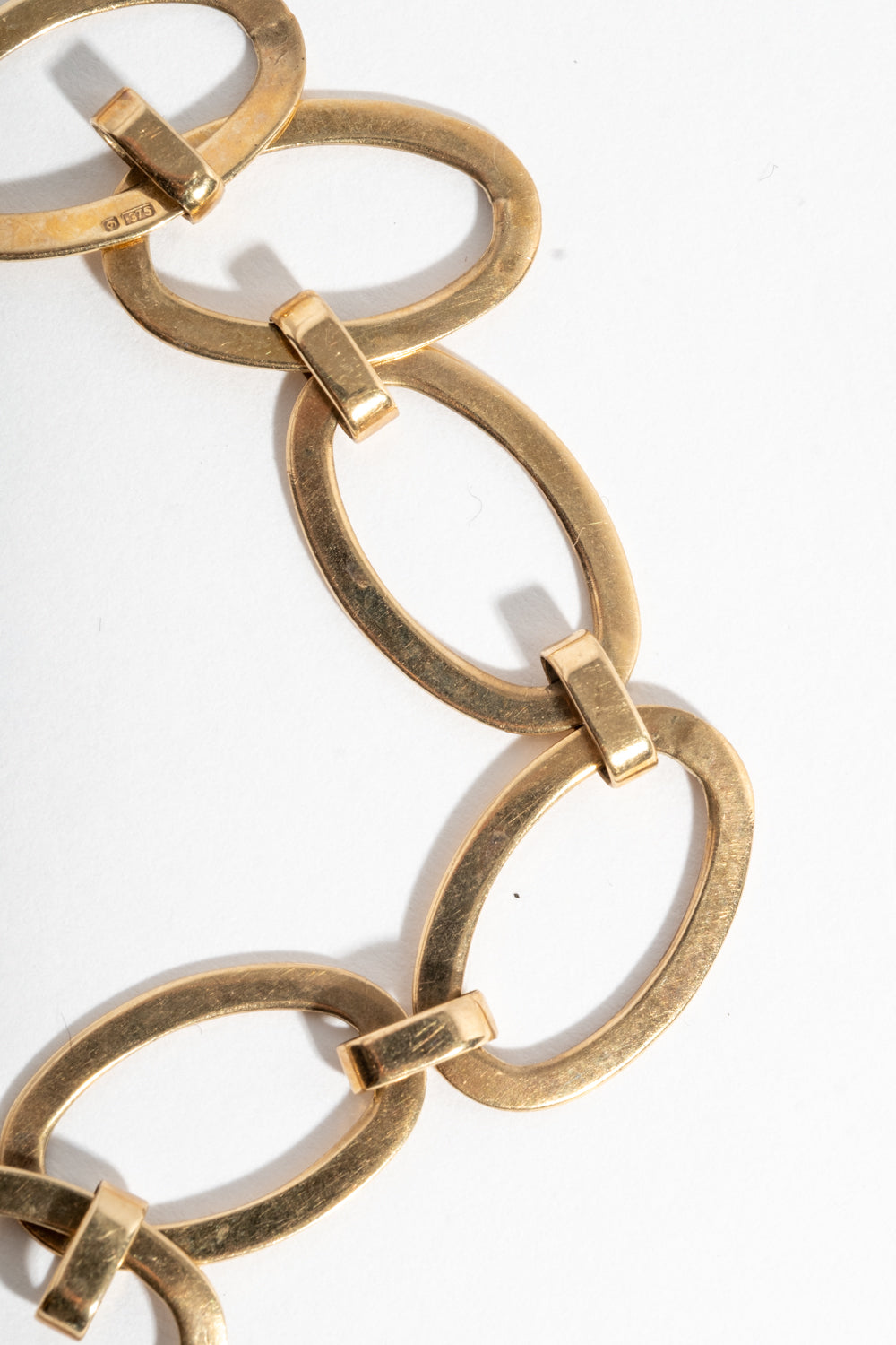 9K English Suffragette Lock Bracelet