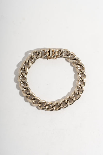 Sterling Curb Chain Bracelet