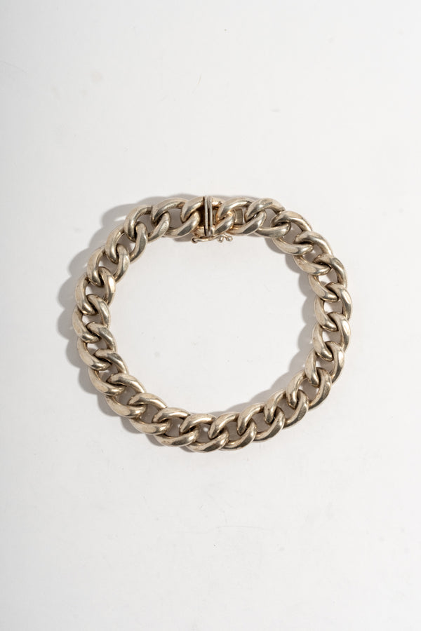 Sterling Curb Chain Bracelet