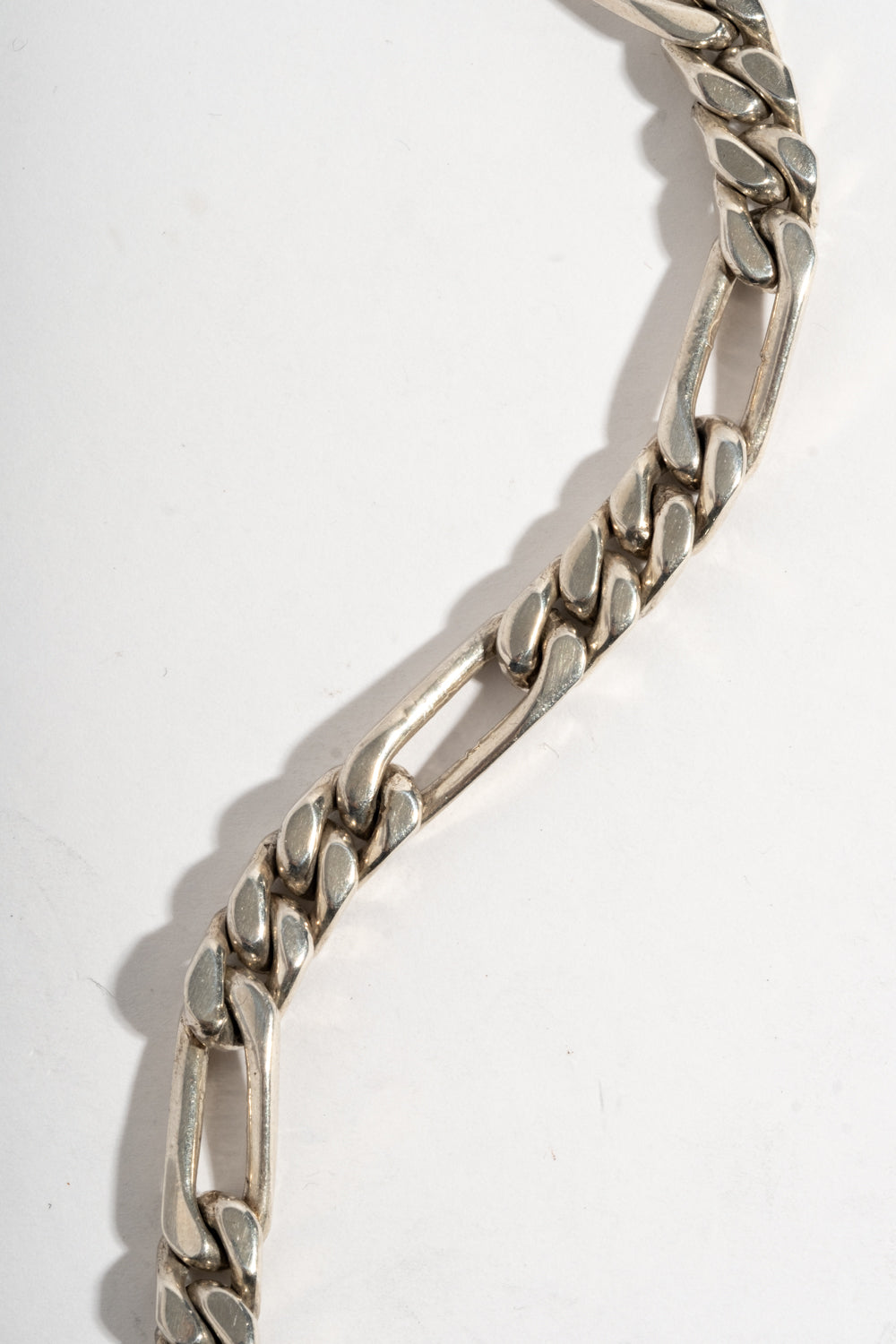 Sterling Figaro Chain Bracelet 2