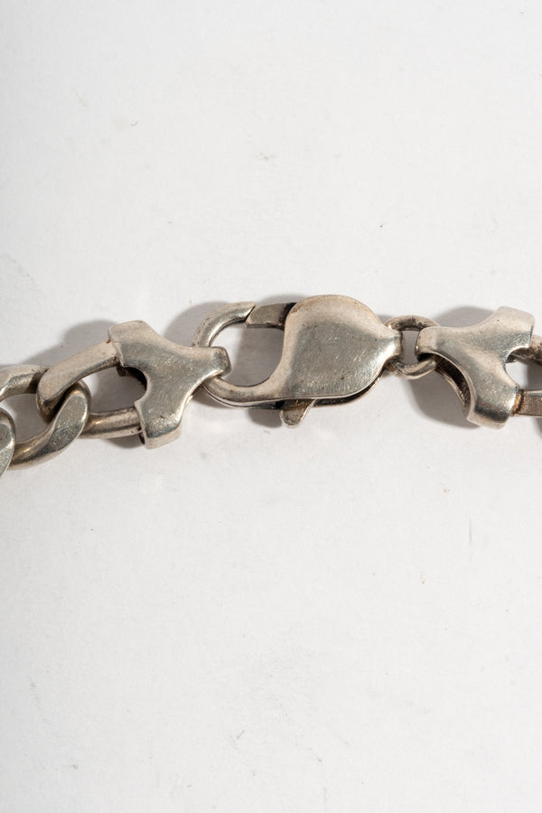 Sterling Figaro Chain ID Bracelet 2