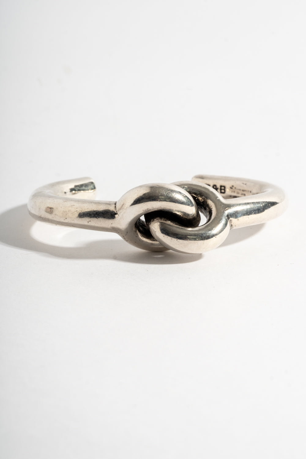 Sterling Heavy Men's Knot Cuff