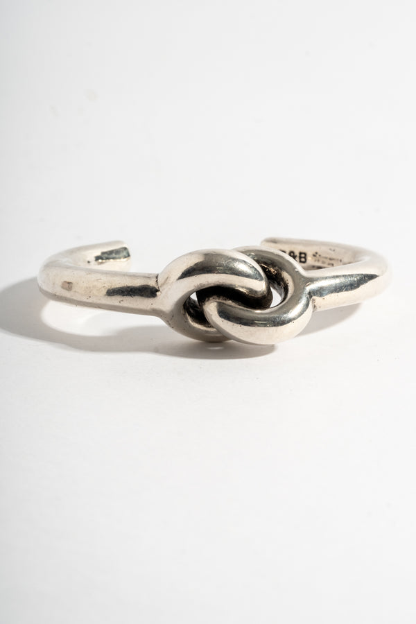 Sterling Heavy Men's Knot Cuff