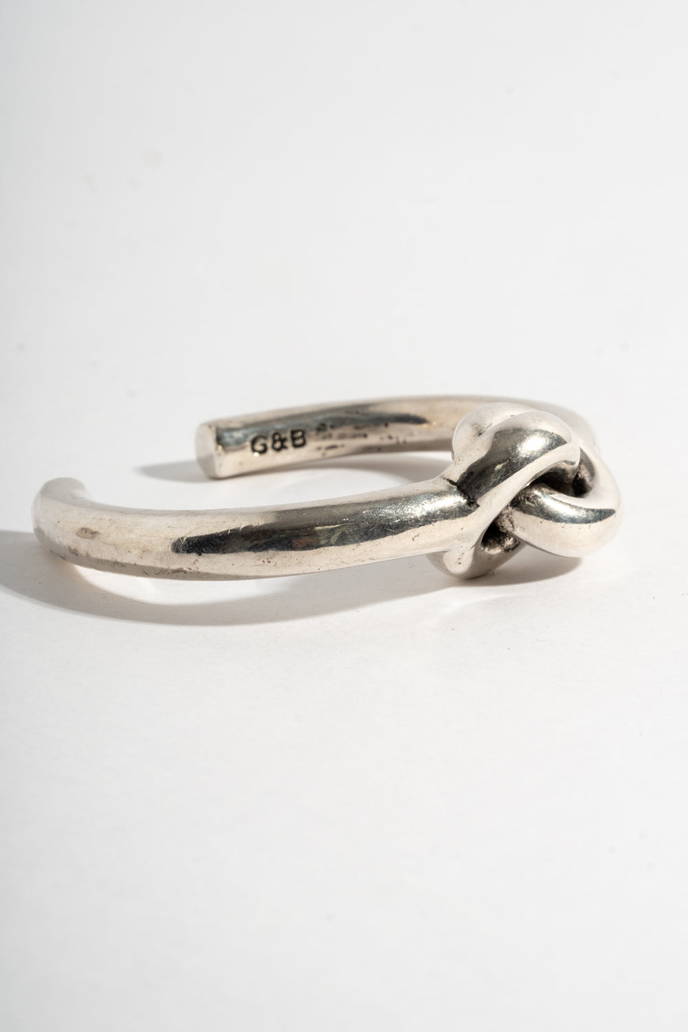 Sterling Heavy Men's Knot Cuff