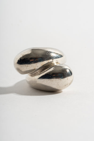 Sterling Modern Overlap Ring