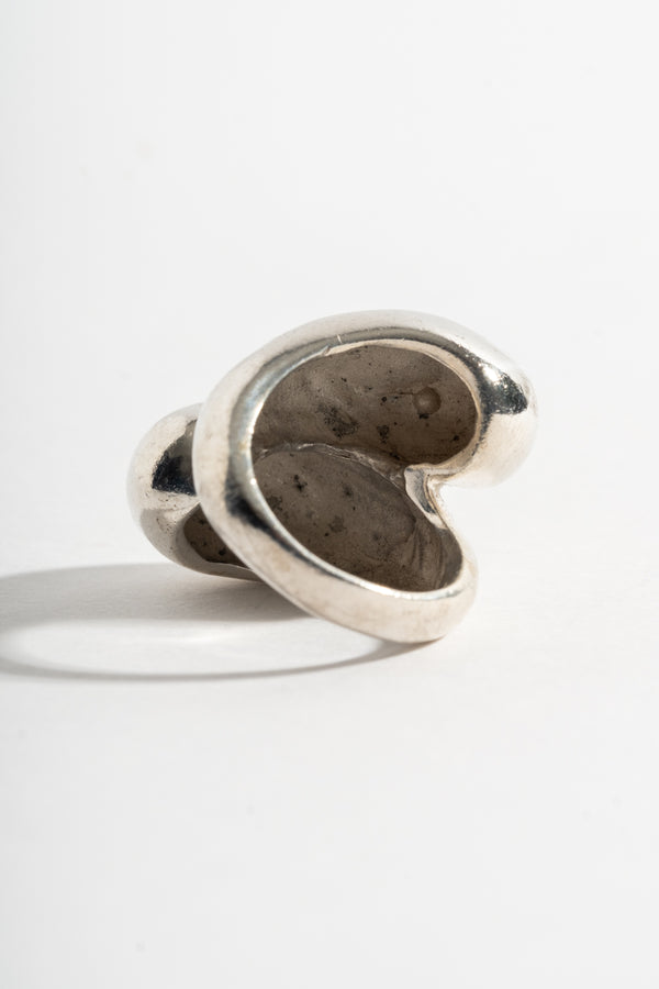 Sterling Modern Overlap Ring