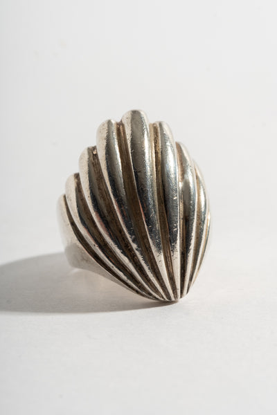 Sterling Modern Shell Ring