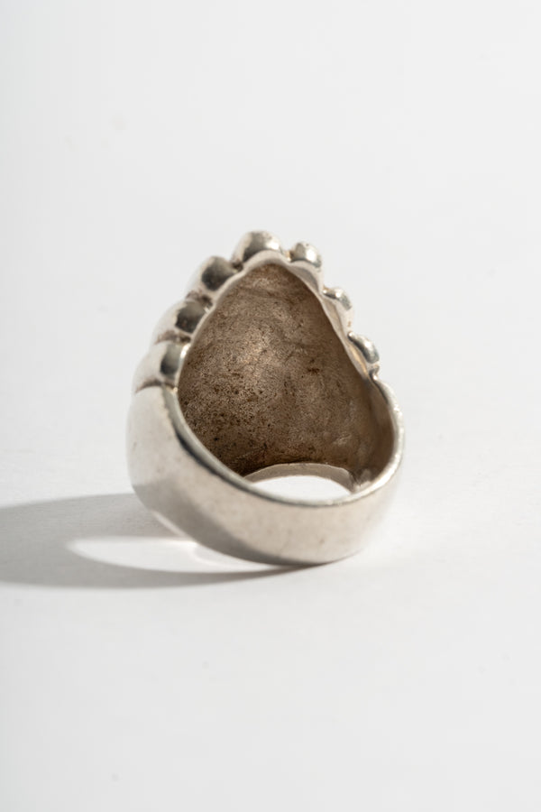 Sterling Modern Shell Ring