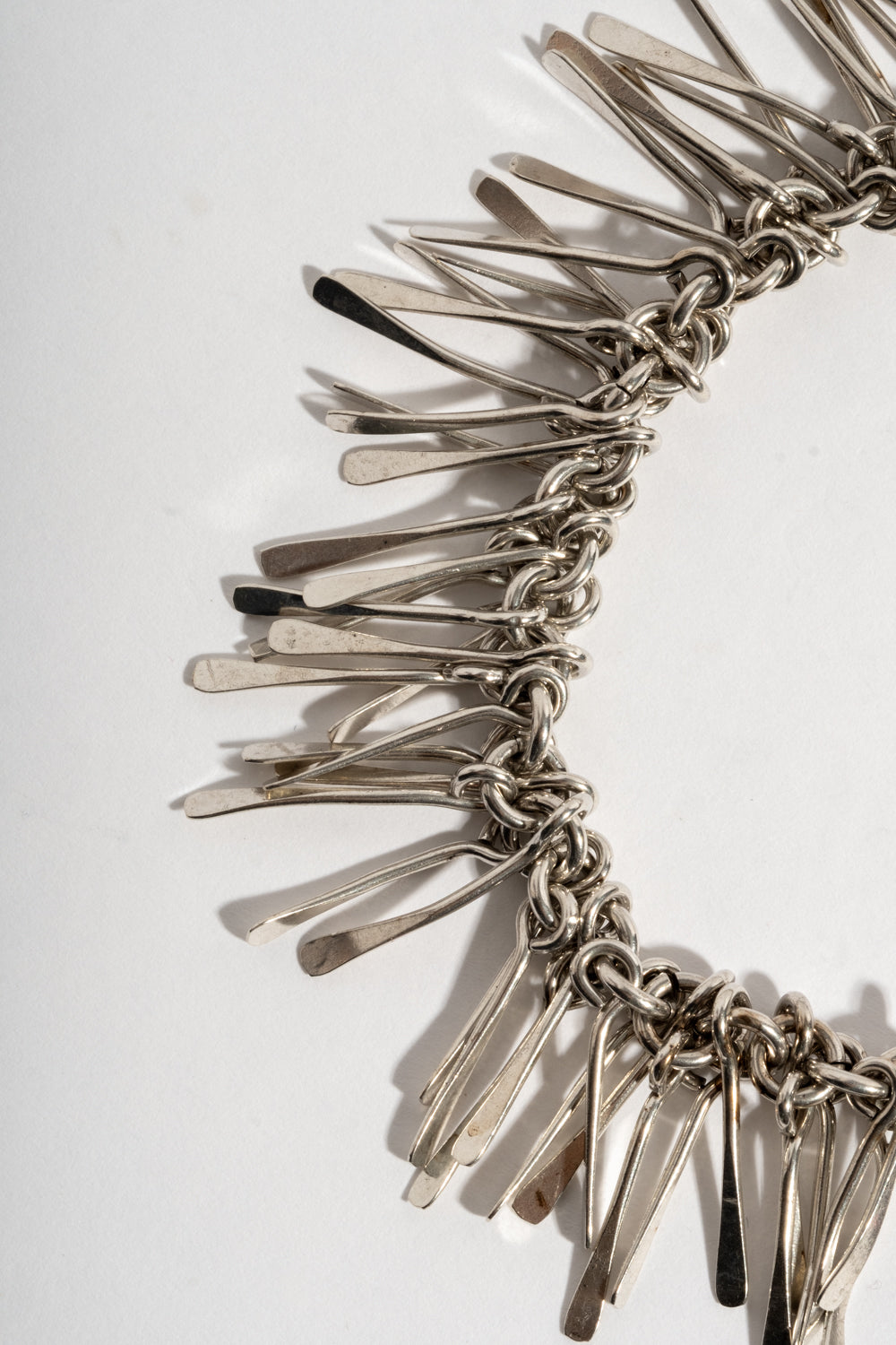 Sterling Modern Tassel Bracelet
