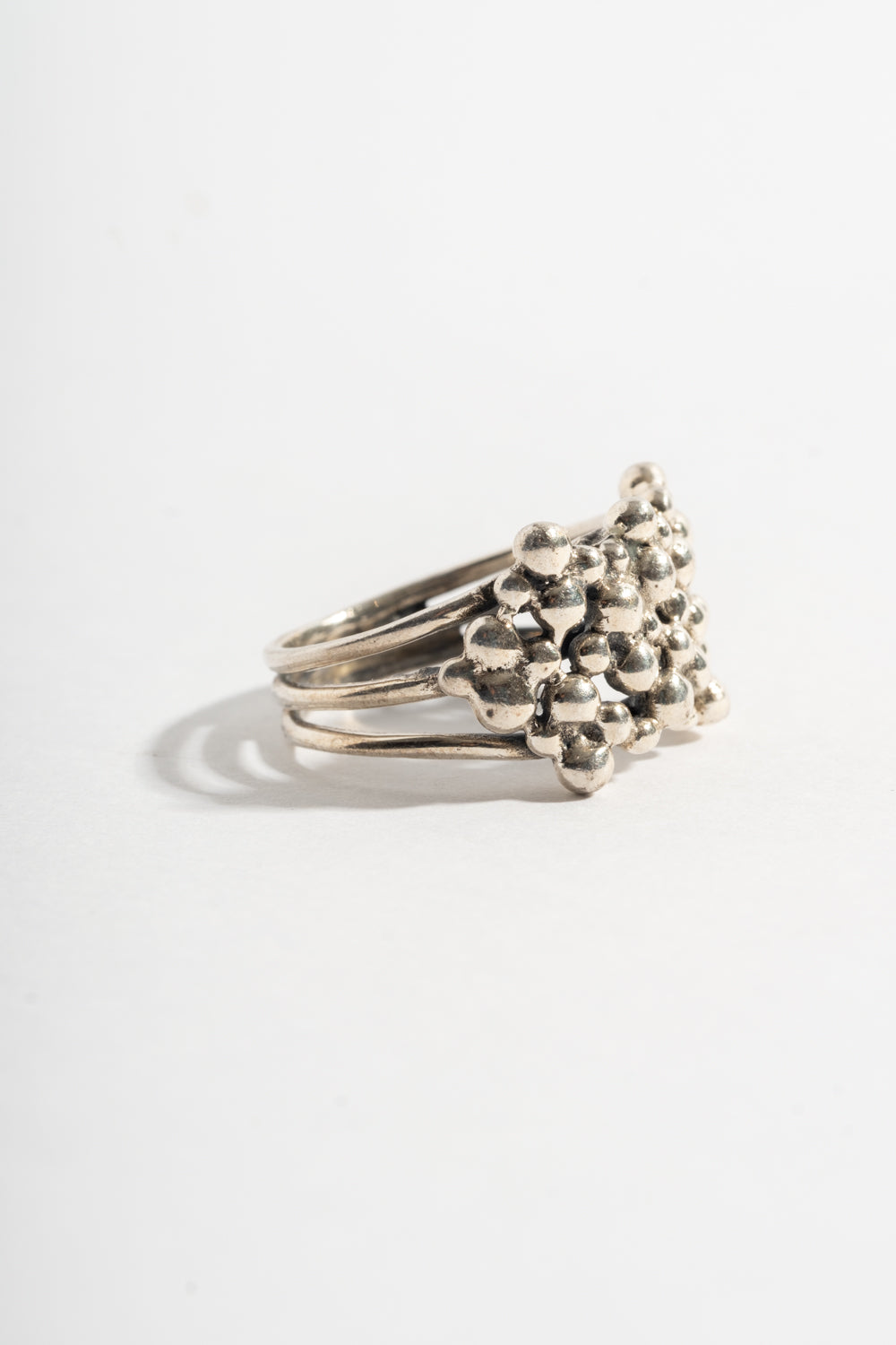 Sterling Modern Wide Bubble Ring