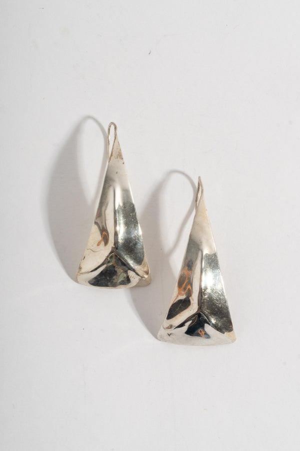 Sterling Modern Y Earrings