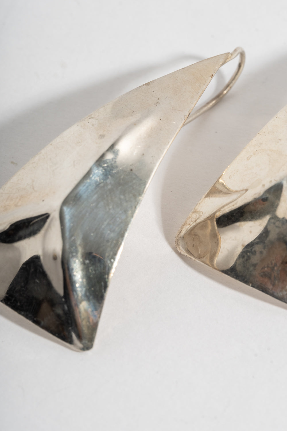 Sterling Modern Y Earrings