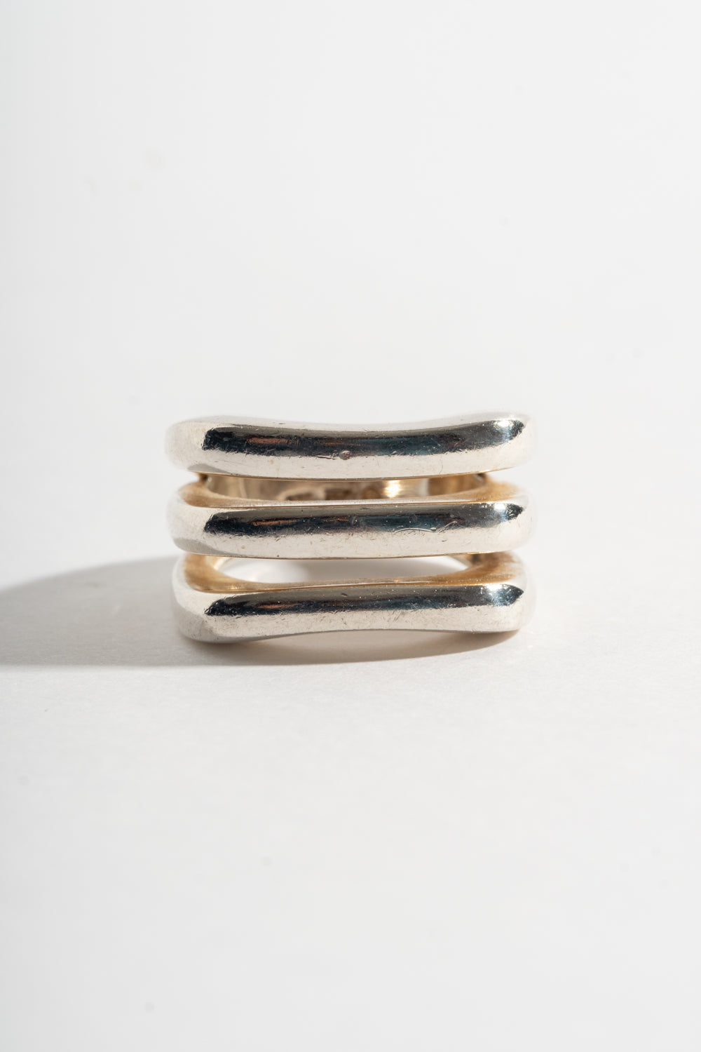 Sterling Open Triple Bar Ring