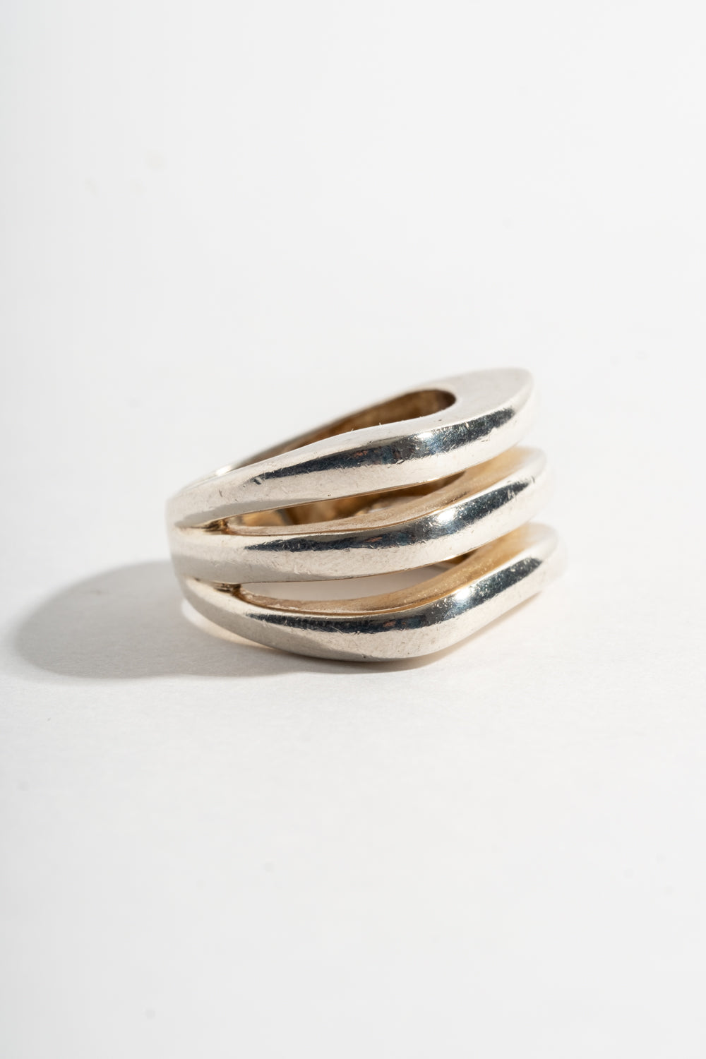 Sterling Open Triple Bar Ring
