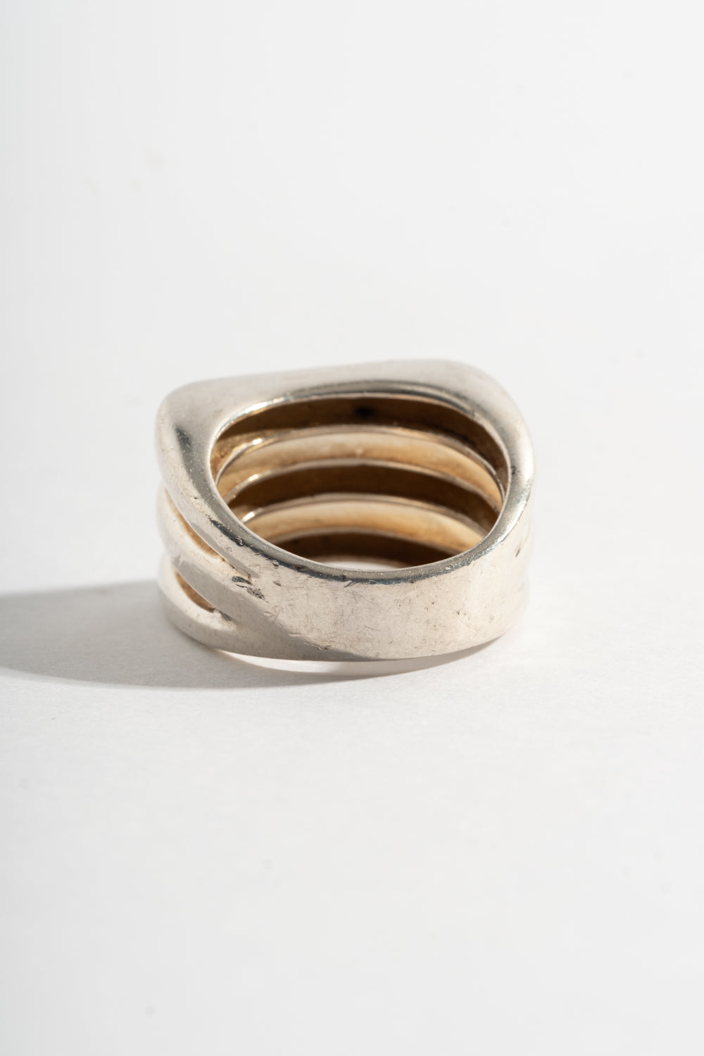 Sterling Open Triple Bar Ring