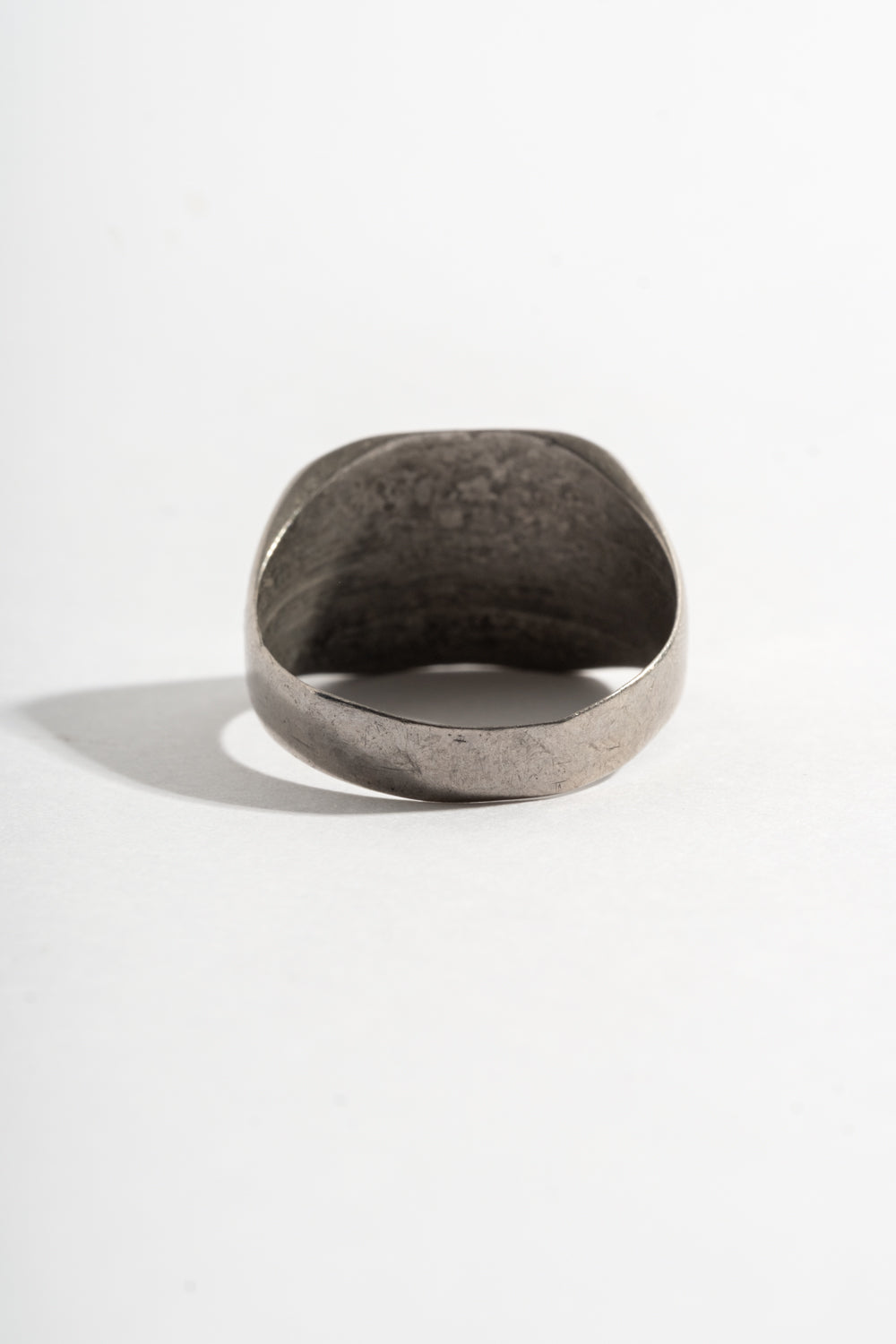 Sterling Simple Rounded Edge Signet Ring