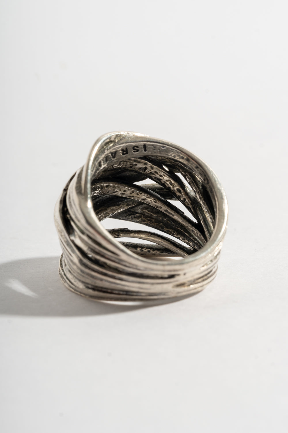 Sterling Wrapped Ribbon Ring