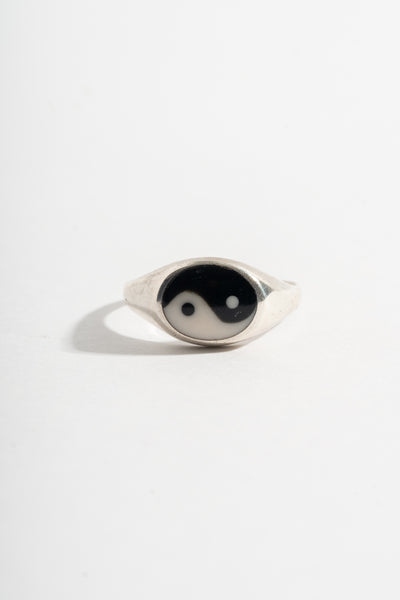 Sterling Yin Yang Ring