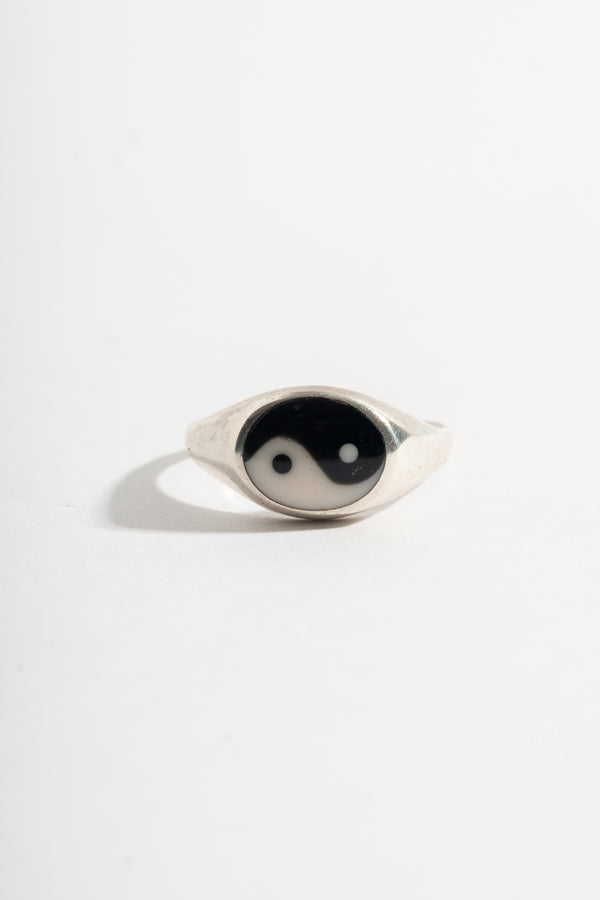 Sterling Yin Yang Ring