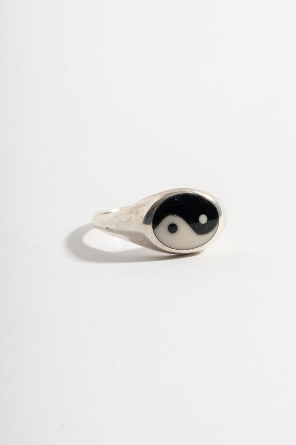 Sterling Yin Yang Ring