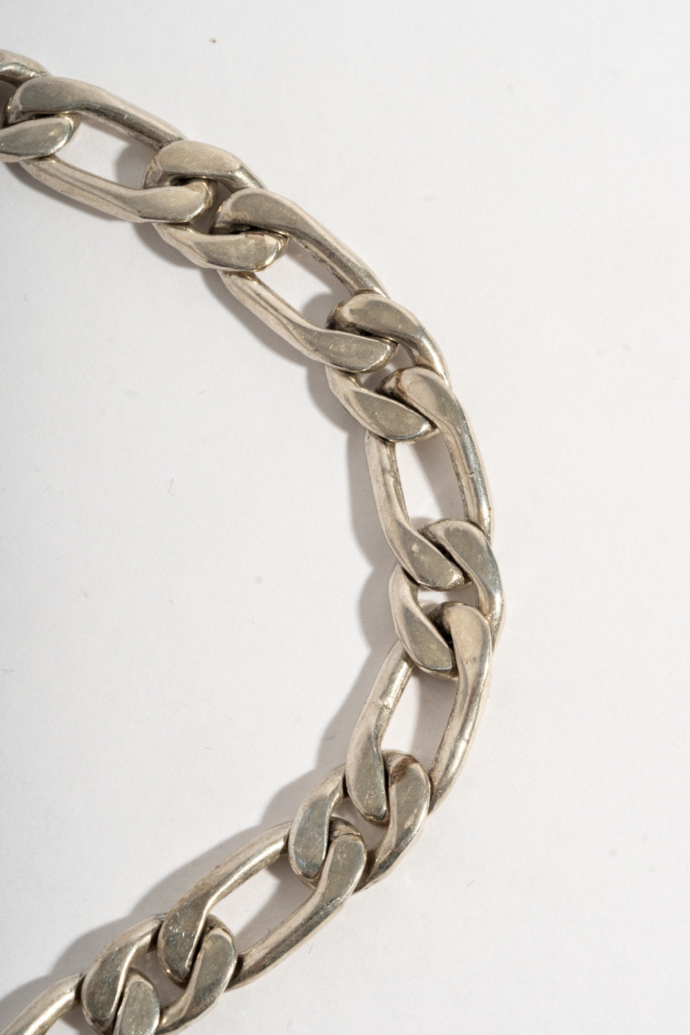 Sterling Figaro Chain Bracelet