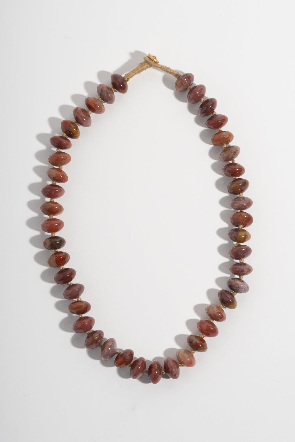 22K + Big Agate Bead Strand