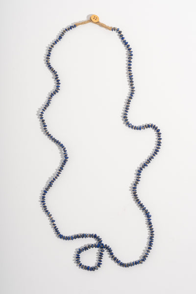 22K + Faceted Lapis Strand