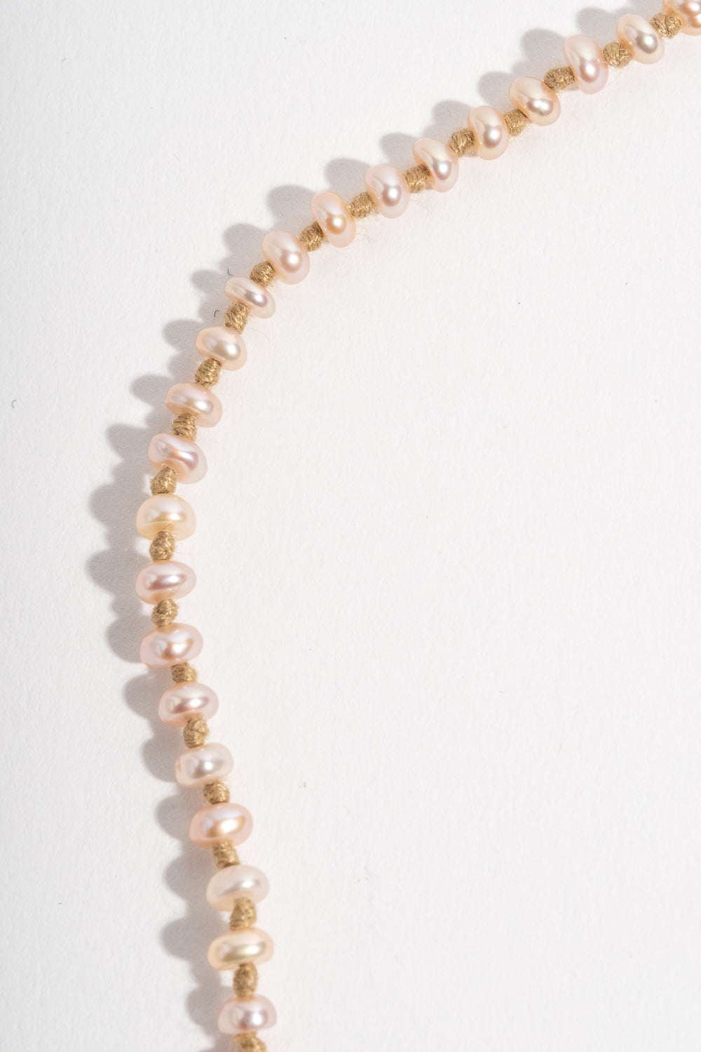 22K + Peach Pearl Strand