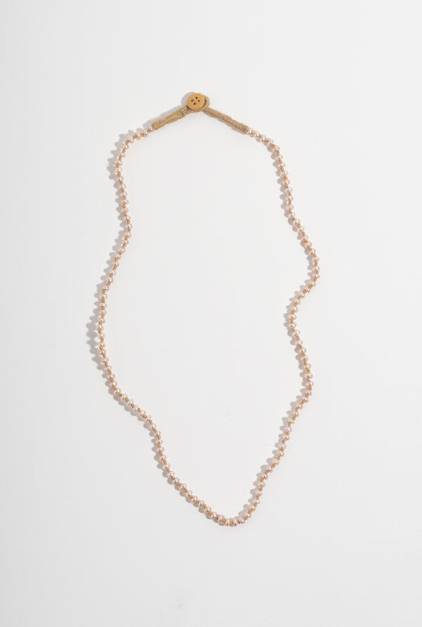 22K + Peach Pearl Strand