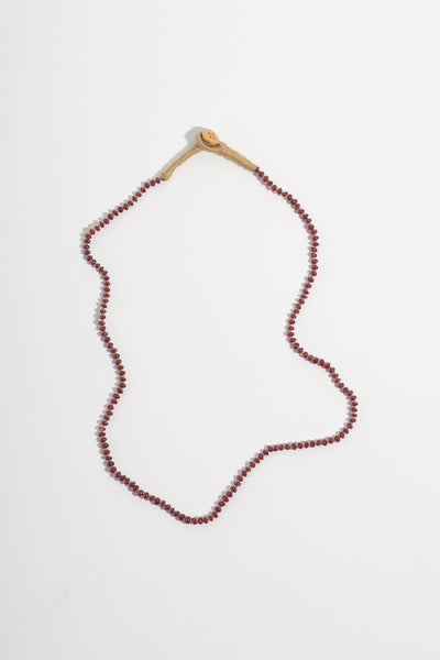 22K + Small Ruby Beads Strand