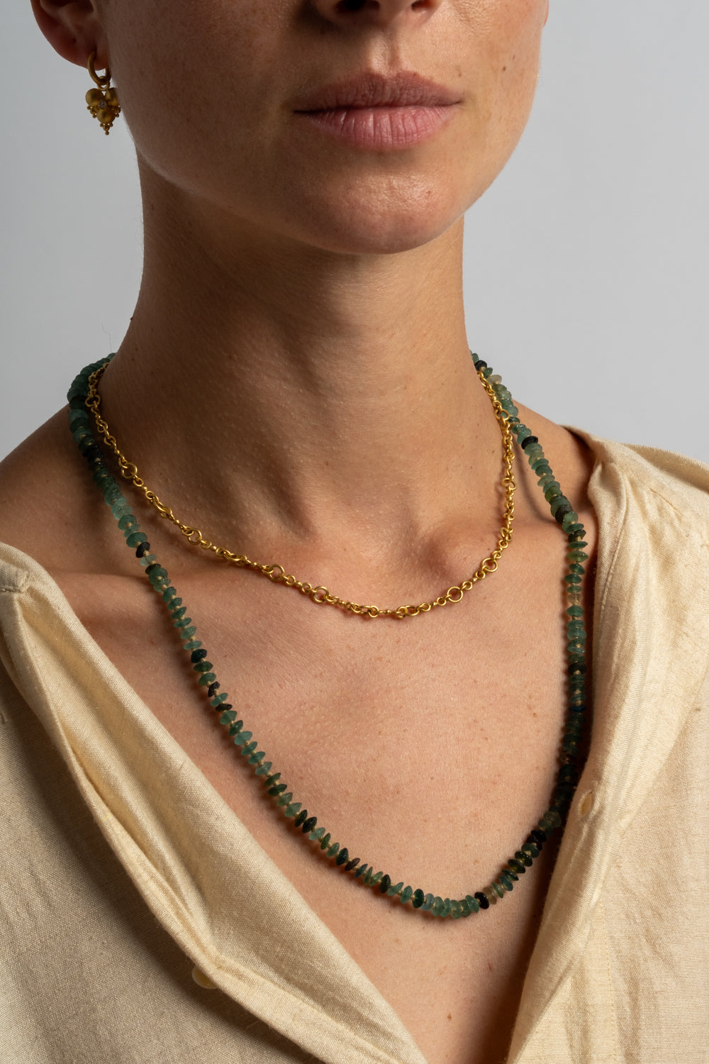 Ancient Roman Glass Bead Strand