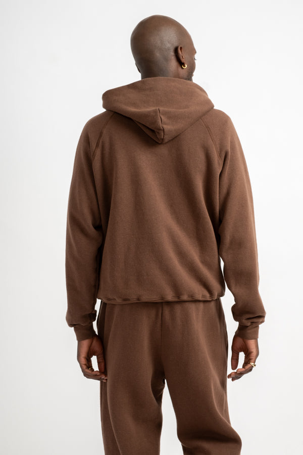 The Men's Hooded Sweatshirt in New Brown