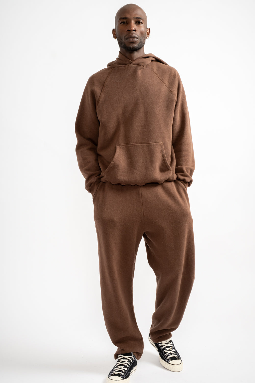The Men's Hooded Sweatshirt in New Brown