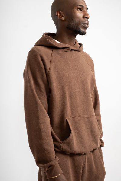 The Men's Hooded Sweatshirt in New Brown