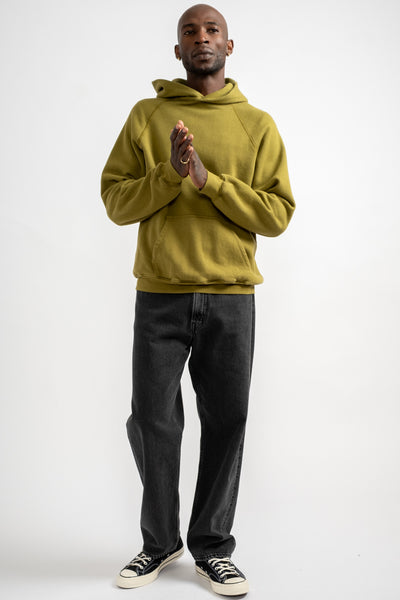 The Men's Hooded Sweatshirt in Olive