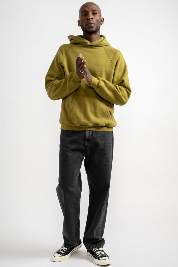 The Men's Hooded Sweatshirt in Olive