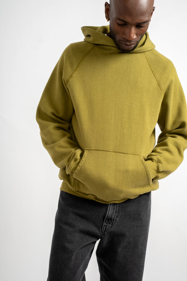 The Men's Hooded Sweatshirt in Olive