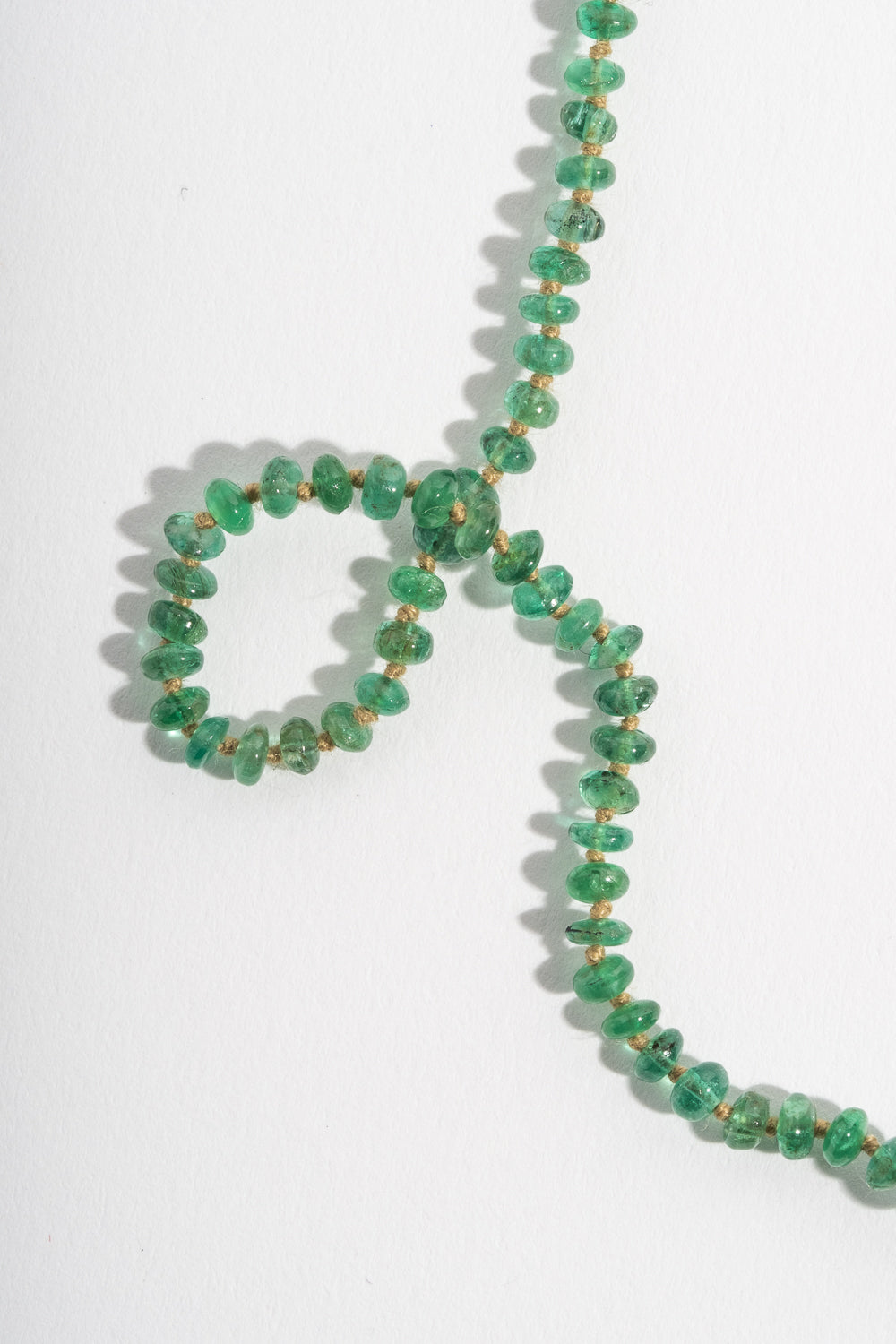 Small Emerald Bead Strand