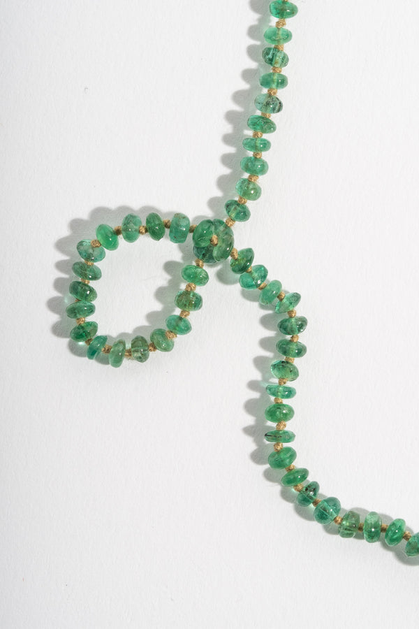 Small Emerald Bead Strand