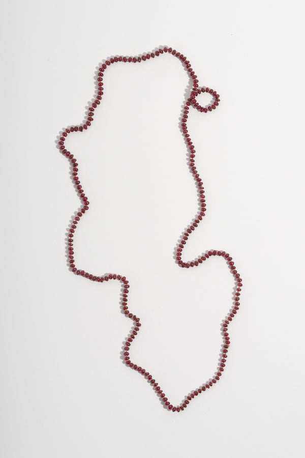 Small Ruby Bead Strand