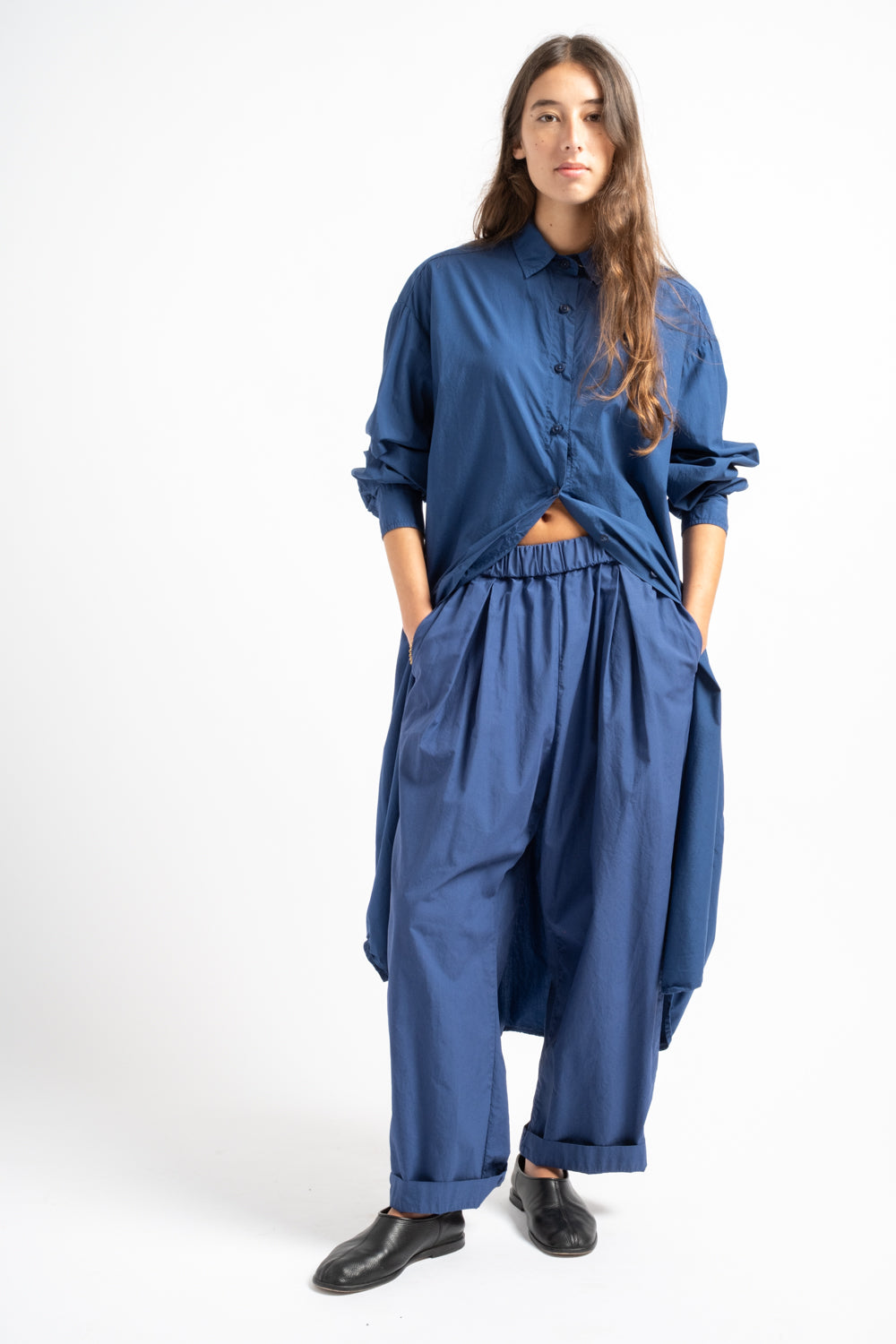The Shirt Dress in Blue
