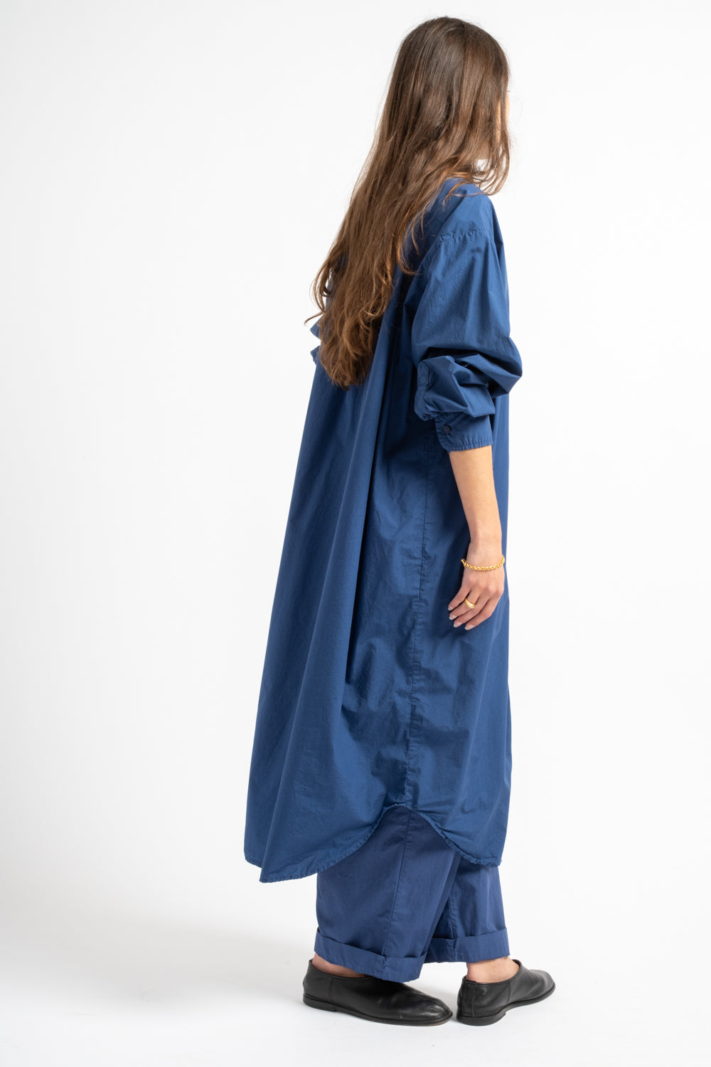 The Shirt Dress in Blue