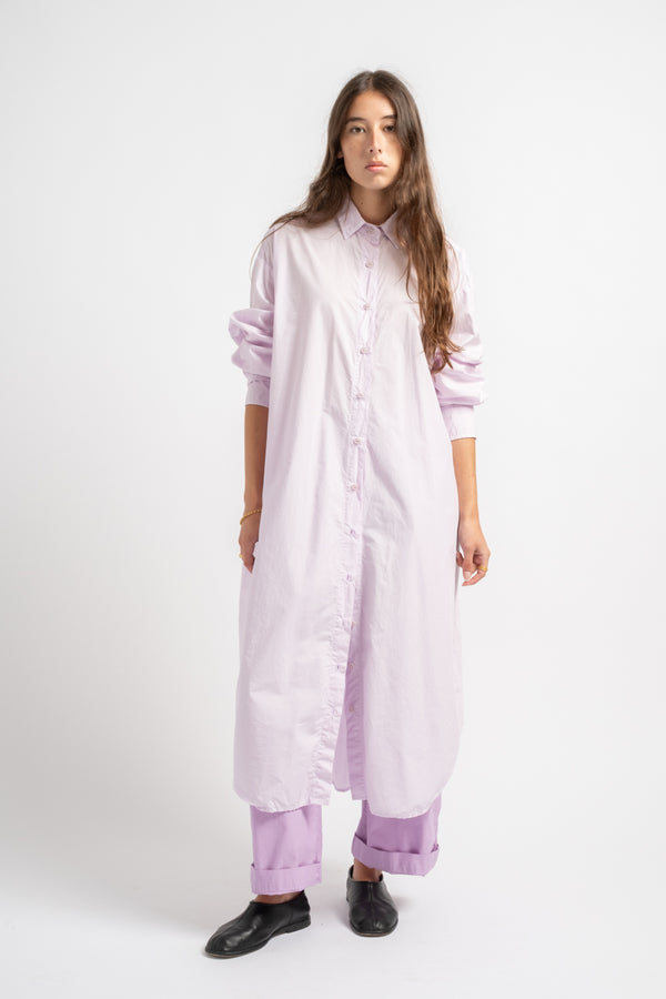 The Shirt Dress in Lilac