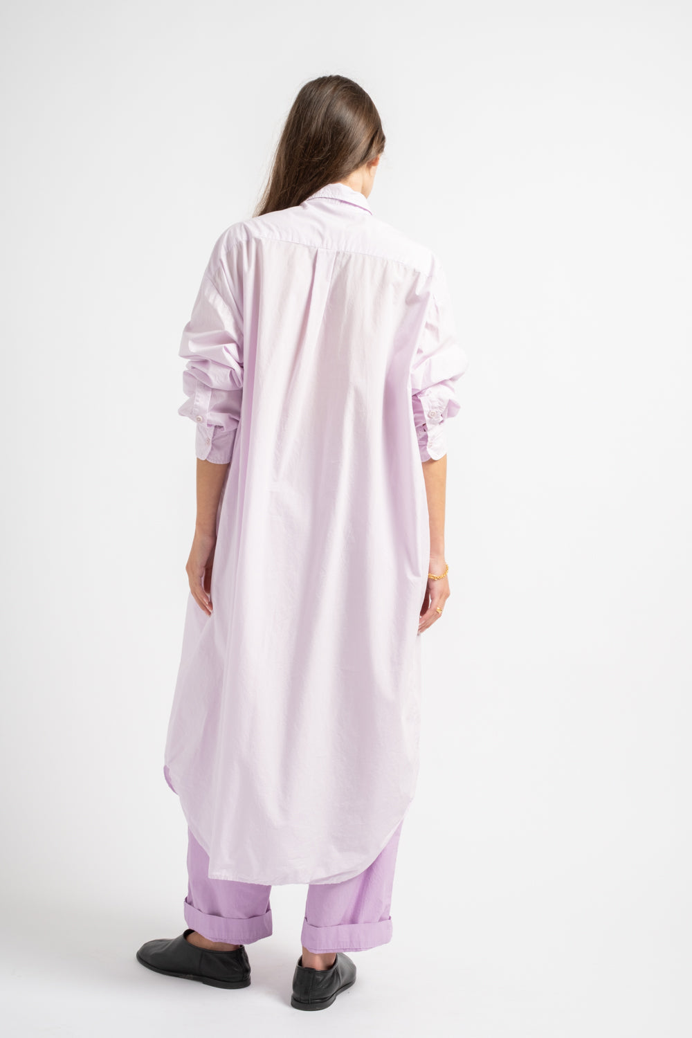 The Shirt Dress in Lilac