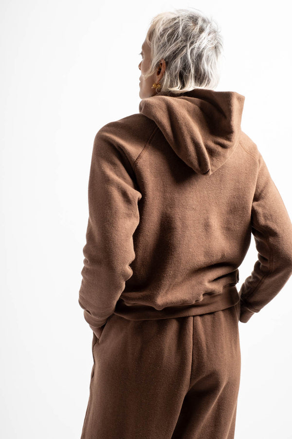 The Women's Hooded Sweatshirt in New Brown