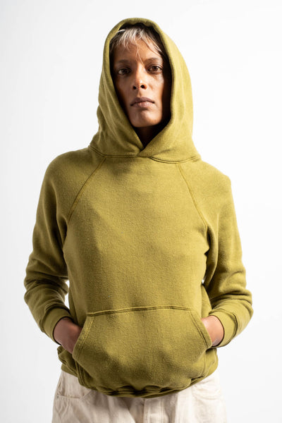 The Women's Hooded Sweatshirt in Olive