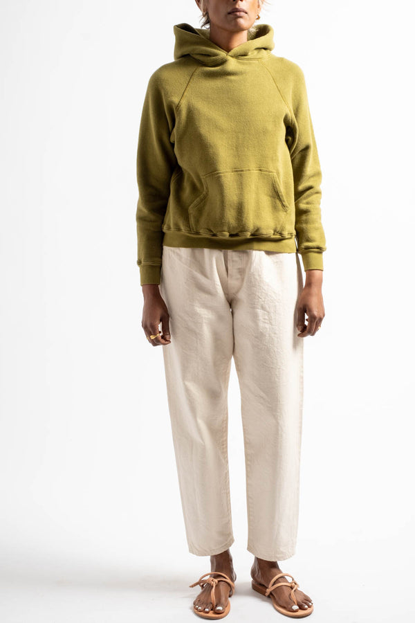 The Women's Hooded Sweatshirt in Olive