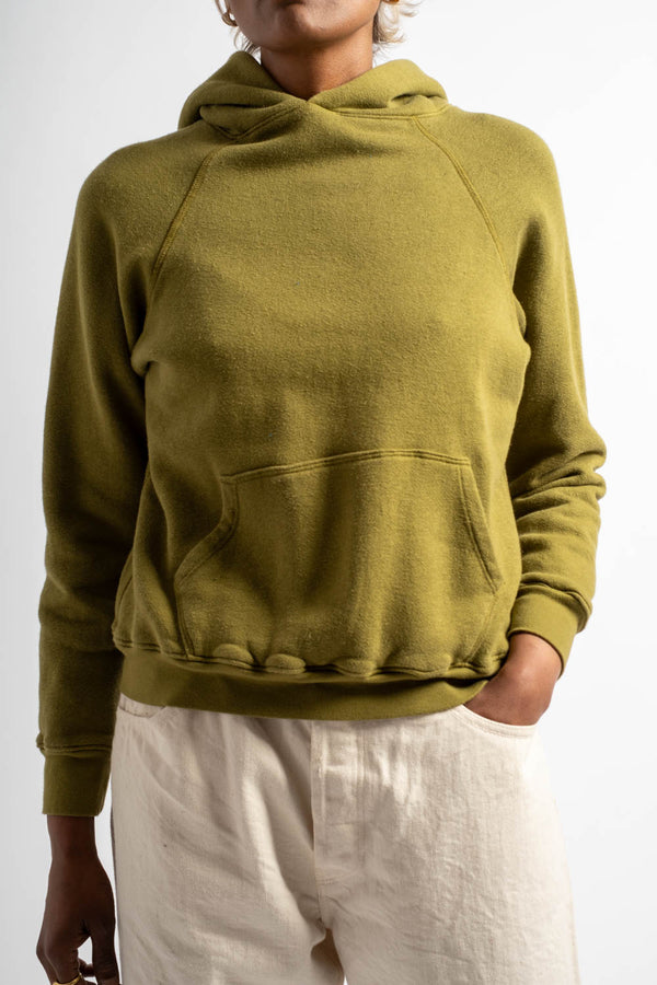 The Women's Hooded Sweatshirt in Olive