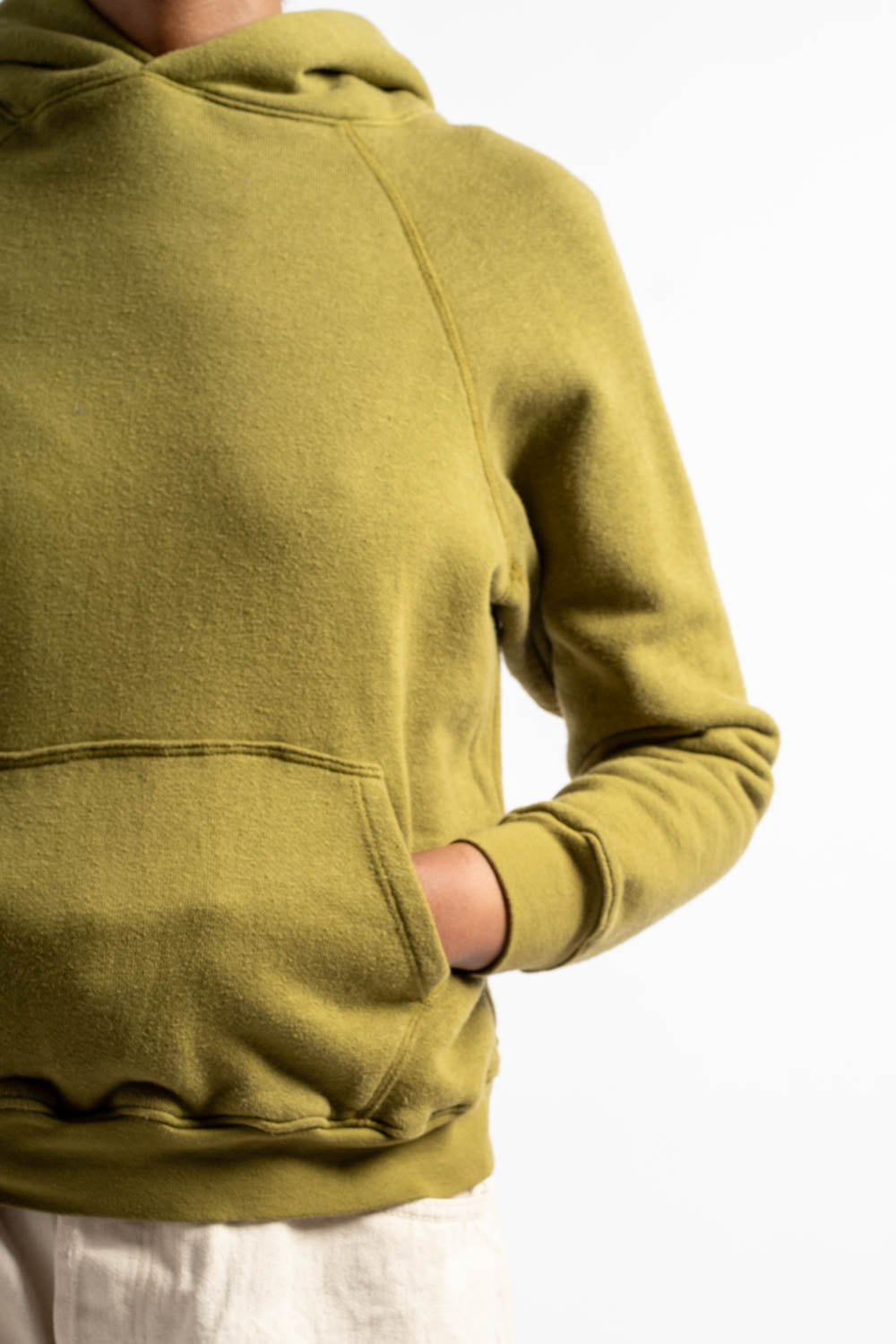 The Women's Hooded Sweatshirt in Olive