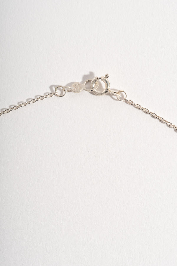 Silver + Gold Tiny Dots Arc Necklace